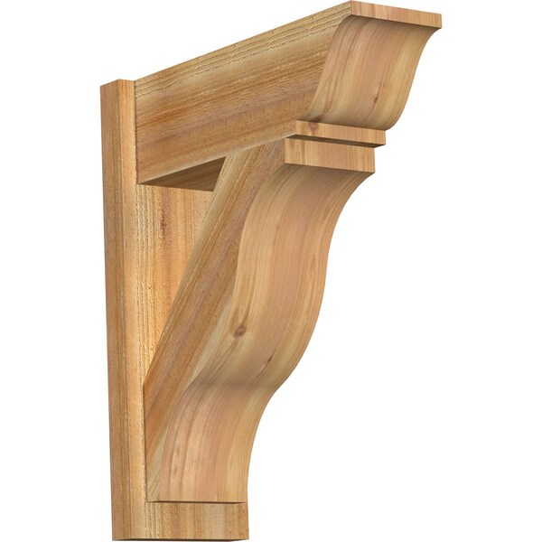Ekena Millwork Funston Rough Sawn Traditional Outlooker, Western Red Cedar, 8"W x 22"D x 26"H OUT08X22X26FST01RWR - main